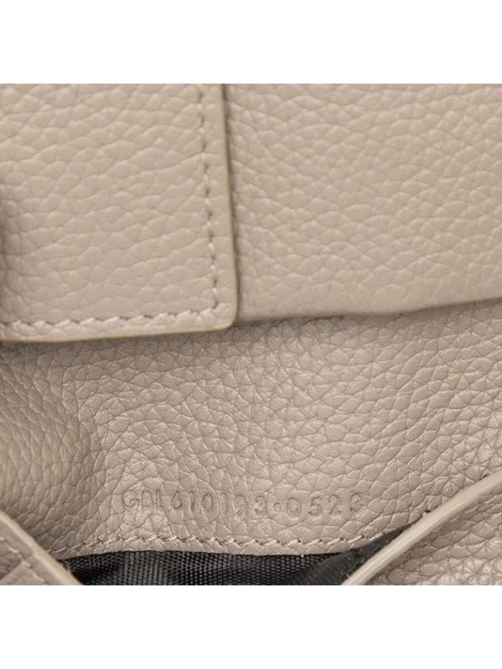 Saint Laurent Tiny Cassandra YSL Logo Bifold Wallet Beige Leather - Picture 7 of 7